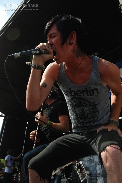 Chiodos at The Vans Warped Tour.   August 11, 2007.