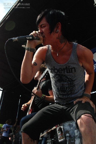 Chiodos at The Vans Warped Tour.   August 11, 2007.