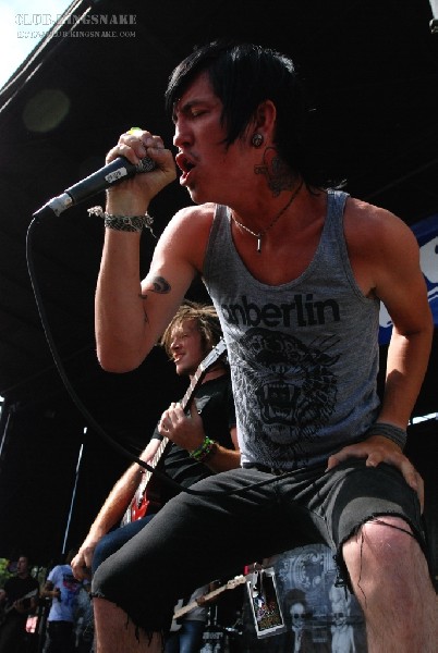 Chiodos at The Vans Warped Tour.   August 11, 2007.