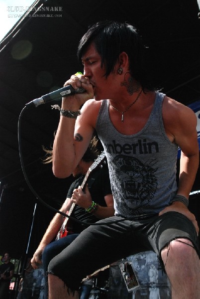 Chiodos at The Vans Warped Tour.   August 11, 2007.