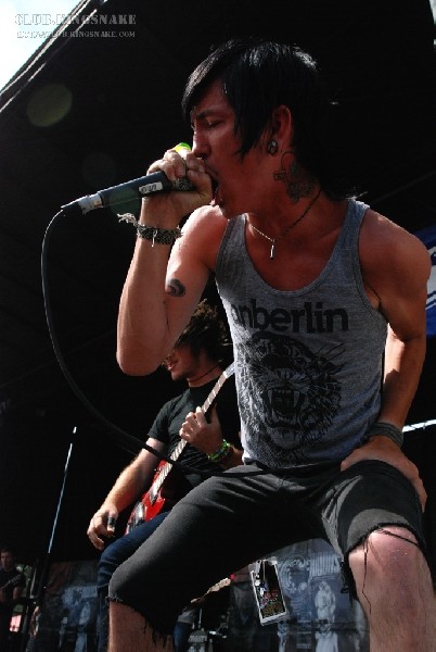 Chiodos at The Vans Warped Tour.   August 11, 2007.