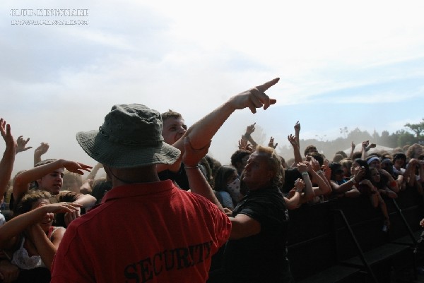 Chiodos at The Vans Warped Tour.   August 11, 2007.