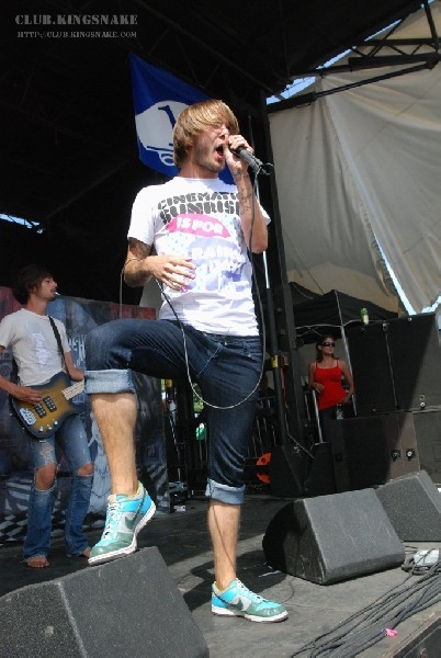 Chiodos at The Vans Warped Tour.   August 11, 2007.