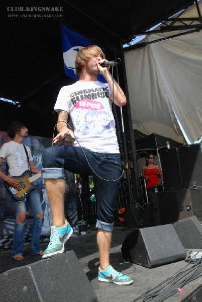 Chiodos at The Vans Warped Tour.   August 11, 2007.