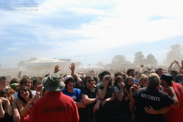 Chiodos at The Vans Warped Tour.   August 11, 2007.