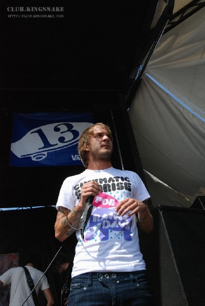 Chiodos at The Vans Warped Tour.   August 11, 2007.