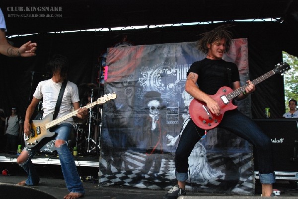 Chiodos at The Vans Warped Tour.   August 11, 2007.