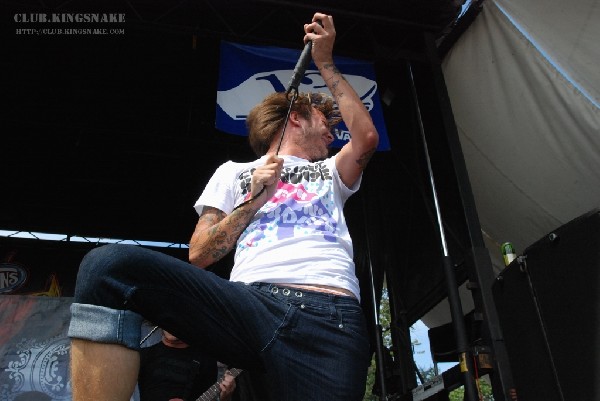 Chiodos at The Vans Warped Tour.   August 11, 2007.