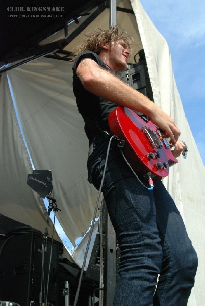 Chiodos at The Vans Warped Tour.   August 11, 2007.