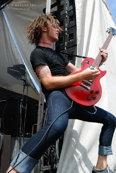 Chiodos at The Vans Warped Tour.   August 11, 2007.