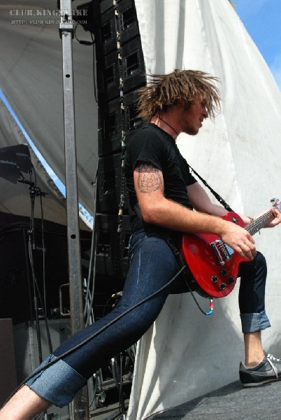 Chiodos at The Vans Warped Tour.   August 11, 2007.