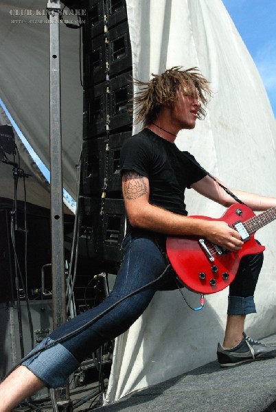 Chiodos at The Vans Warped Tour.   August 11, 2007.