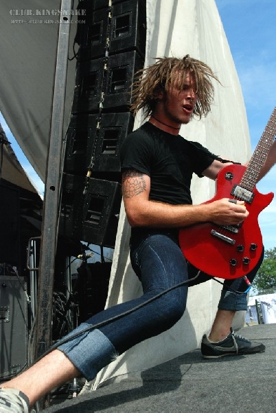 Chiodos at The Vans Warped Tour.   August 11, 2007.