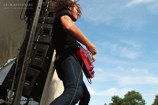 Chiodos at The Vans Warped Tour.   August 11, 2007.