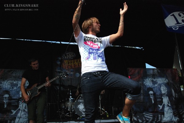 Chiodos at The Vans Warped Tour.   August 11, 2007.