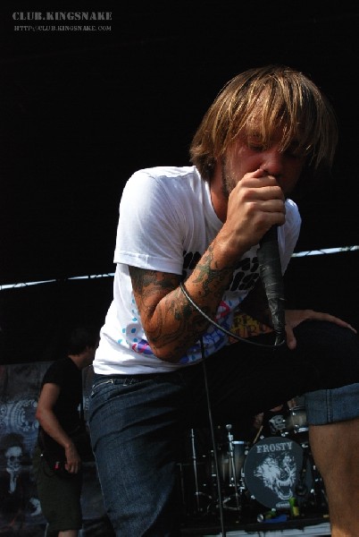 Chiodos at The Vans Warped Tour.   August 11, 2007.