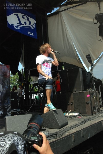 Chiodos at The Vans Warped Tour.   August 11, 2007.