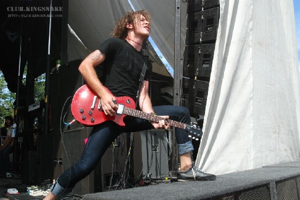 Chiodos at The Vans Warped Tour.   August 11, 2007.