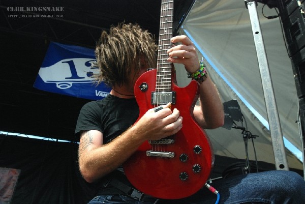 Chiodos at The Vans Warped Tour.   August 11, 2007.