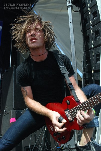 Chiodos at The Vans Warped Tour.   August 11, 2007.