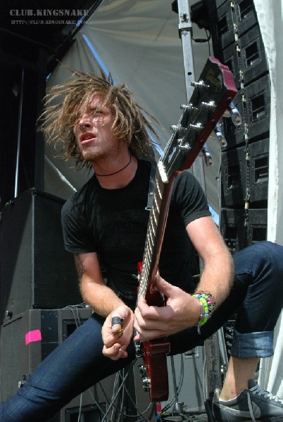 Chiodos at The Vans Warped Tour.   August 11, 2007.