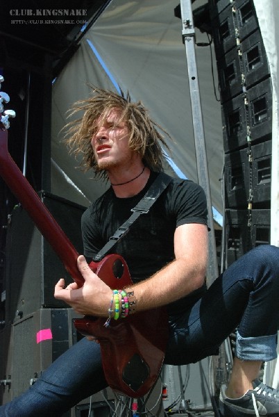 Chiodos at The Vans Warped Tour.   August 11, 2007.