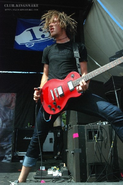 Chiodos at The Vans Warped Tour.   August 11, 2007.
