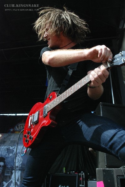Chiodos at The Vans Warped Tour.   August 11, 2007.