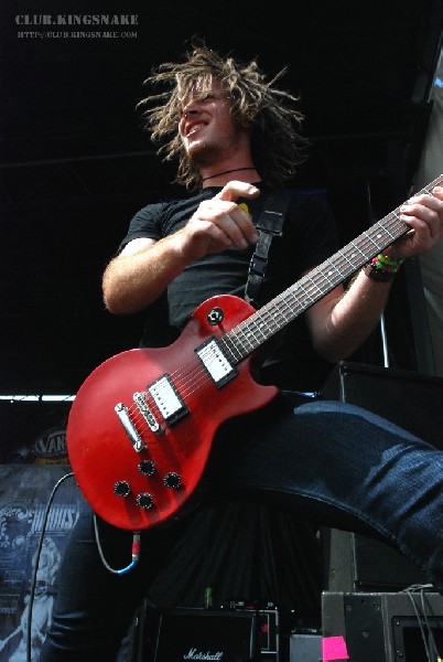 Chiodos at The Vans Warped Tour.   August 11, 2007.