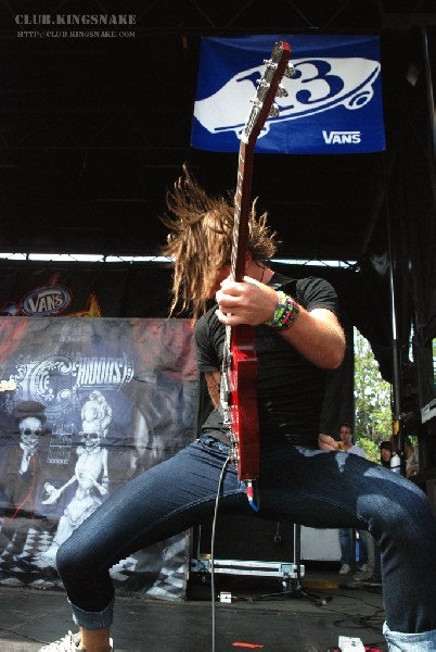 Chiodos at The Vans Warped Tour.   August 11, 2007.