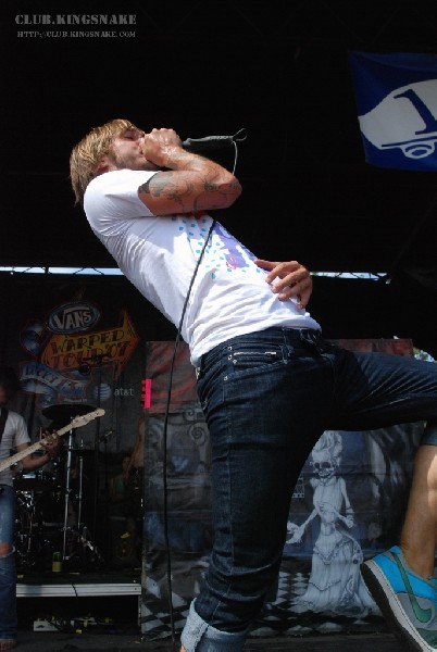 Chiodos at The Vans Warped Tour.   August 11, 2007.