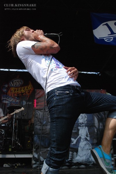 Chiodos at The Vans Warped Tour.   August 11, 2007.