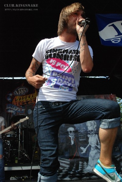 Chiodos at The Vans Warped Tour.   August 11, 2007.