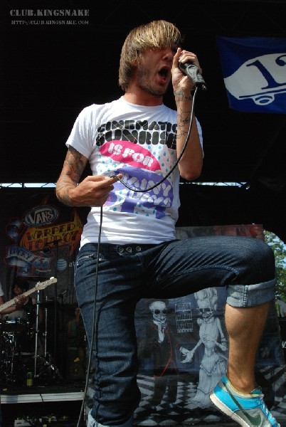 Chiodos at The Vans Warped Tour.   August 11, 2007.