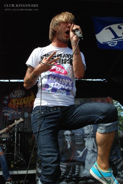 Chiodos at The Vans Warped Tour.   August 11, 2007.