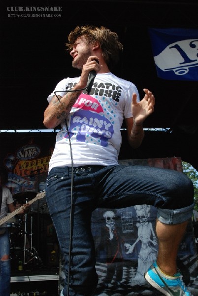 Chiodos at The Vans Warped Tour.   August 11, 2007.