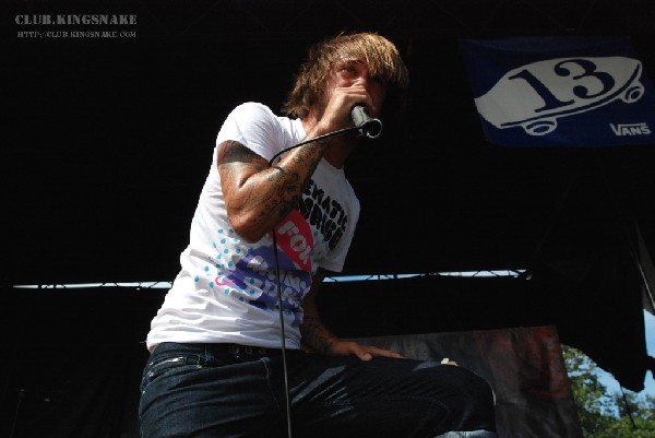 Chiodos at The Vans Warped Tour.   August 11, 2007.