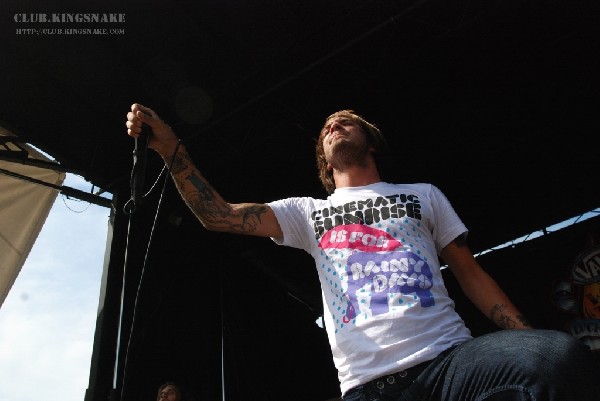 Chiodos at The Vans Warped Tour.   August 11, 2007.