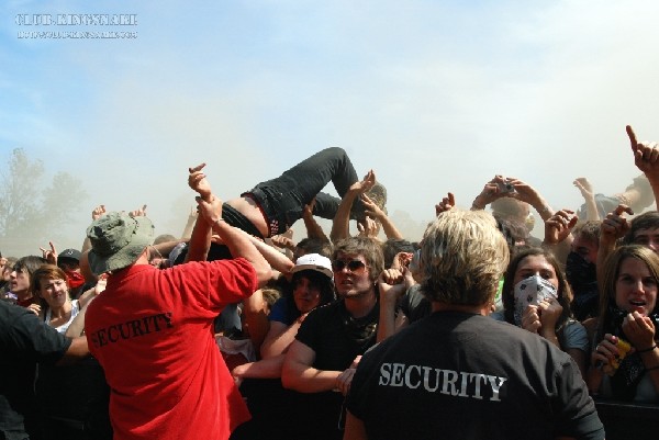 Chiodos at The Vans Warped Tour.   August 11, 2007.