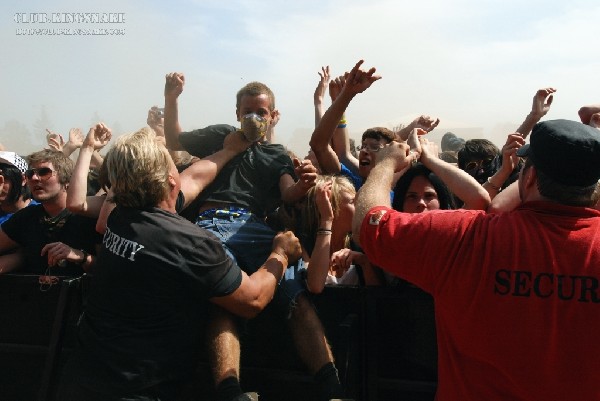 Chiodos at The Vans Warped Tour.   August 11, 2007.