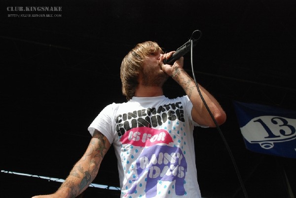 Chiodos at The Vans Warped Tour.   August 11, 2007.