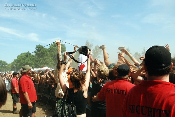 Chiodos at The Vans Warped Tour.   August 11, 2007.