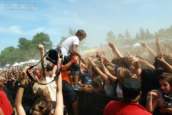 Chiodos at The Vans Warped Tour.   August 11, 2007.