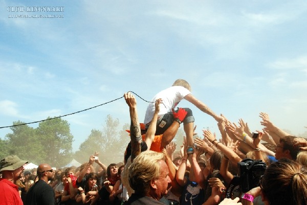 Chiodos at The Vans Warped Tour.   August 11, 2007.