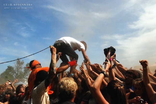 Chiodos at The Vans Warped Tour.   August 11, 2007.