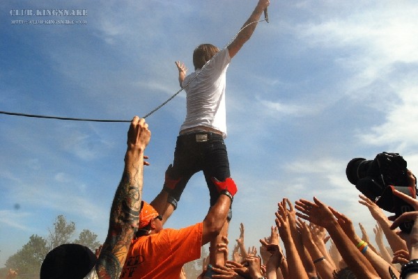 Chiodos at The Vans Warped Tour.   August 11, 2007.