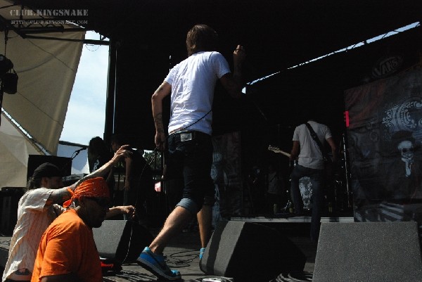 Chiodos at The Vans Warped Tour.   August 11, 2007.