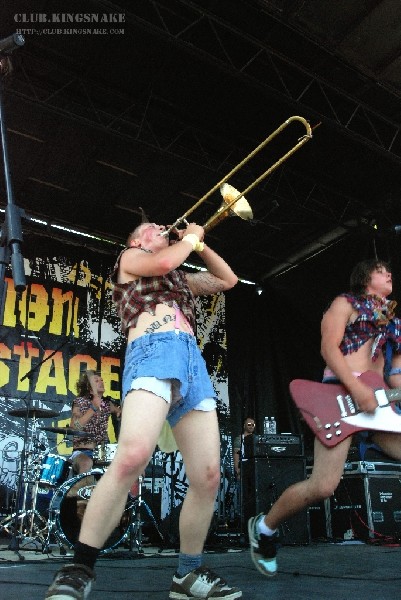 The Johnstones at The Vans Warped Tour.   August 11, 2007.