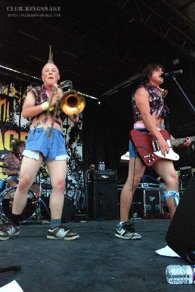 The Johnstones at The Vans Warped Tour.   August 11, 2007.