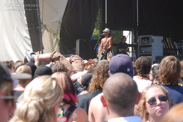 Pepper at The Vans Warped Tour.   August 11, 2007.